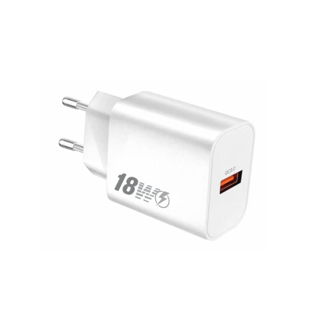 ASAKI ชุดสายชาร์จ USB-A TO TYPE-C สีขาว รุ่นA-2228