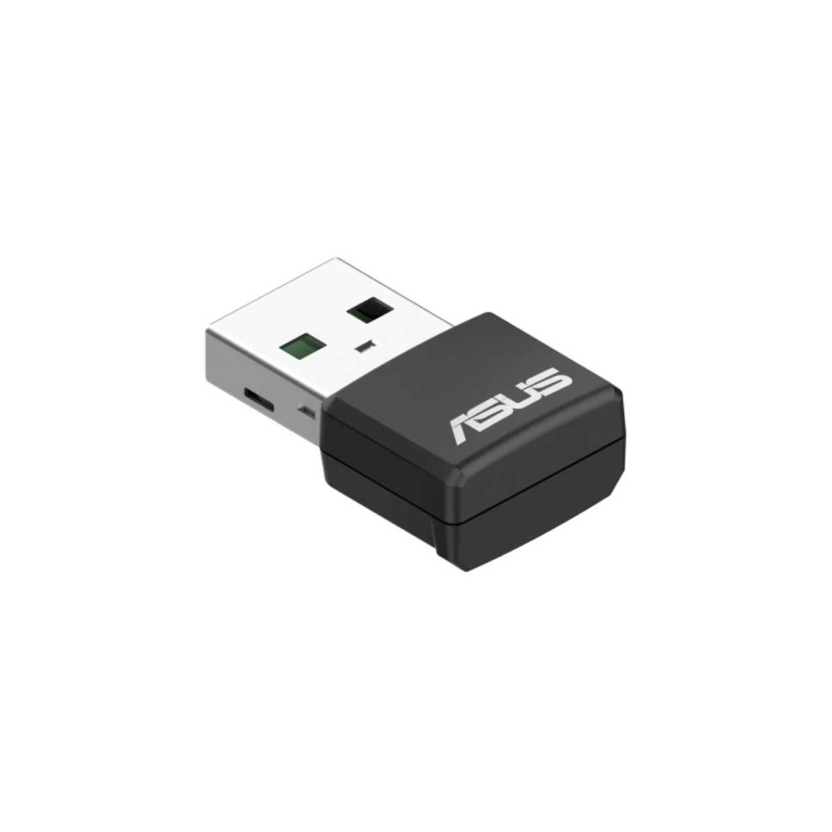 WIRELESS USB ADAPTER (ยูเอสบีไวไฟ) ASUS USB-AX55 - AX1800 DUAL BAND WIFI 6 USB ADAPTER