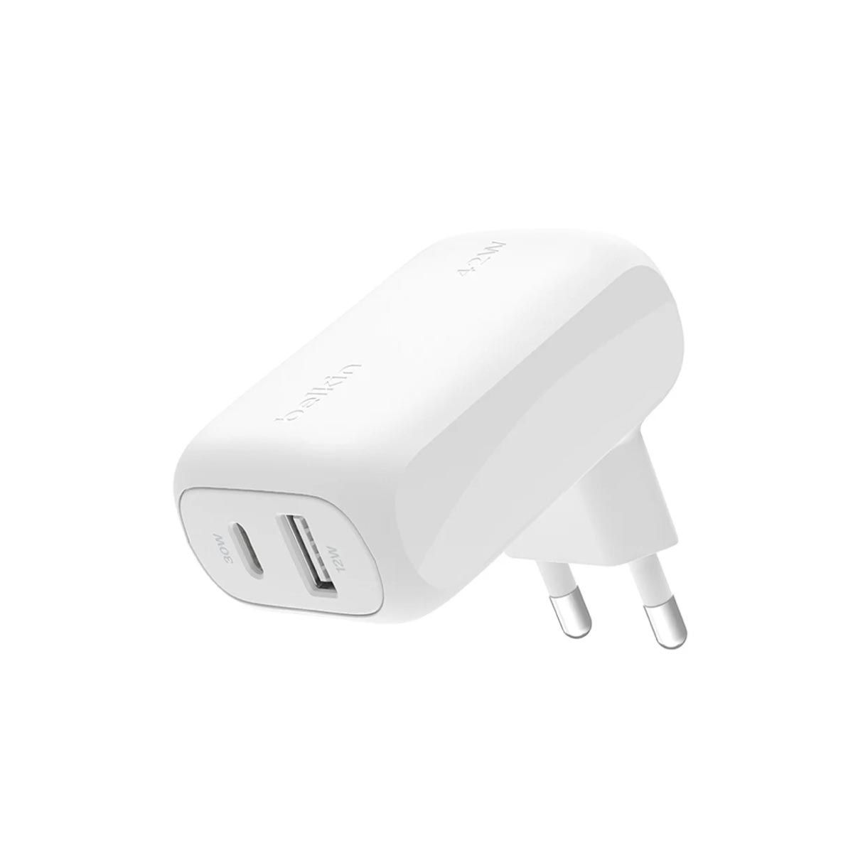 Belkin Adapter  Dual Wall Charger 42W  ( ขากลม )