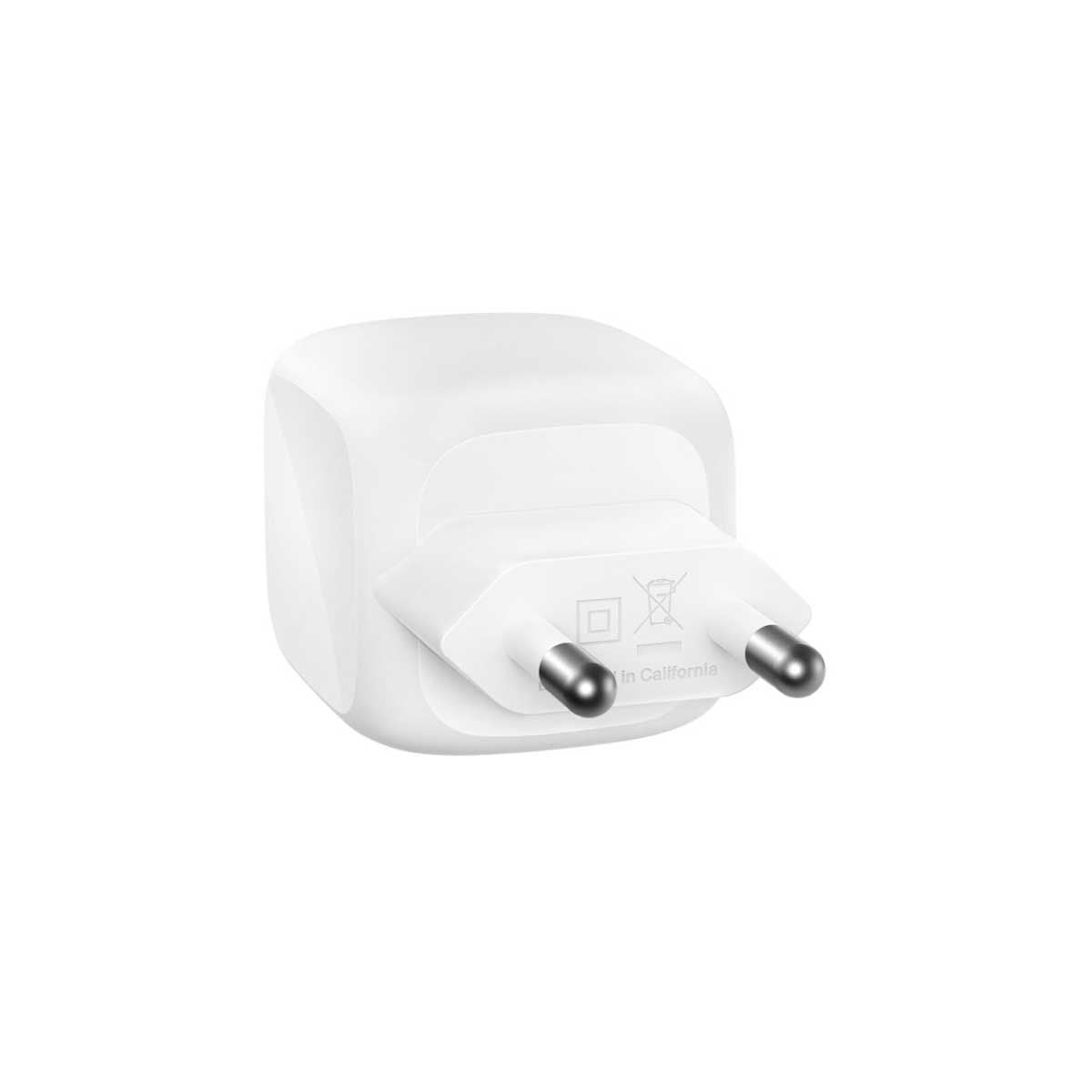 Belkin Adapter DUAL USB-C WALL CHARGER 67W/สีขาว