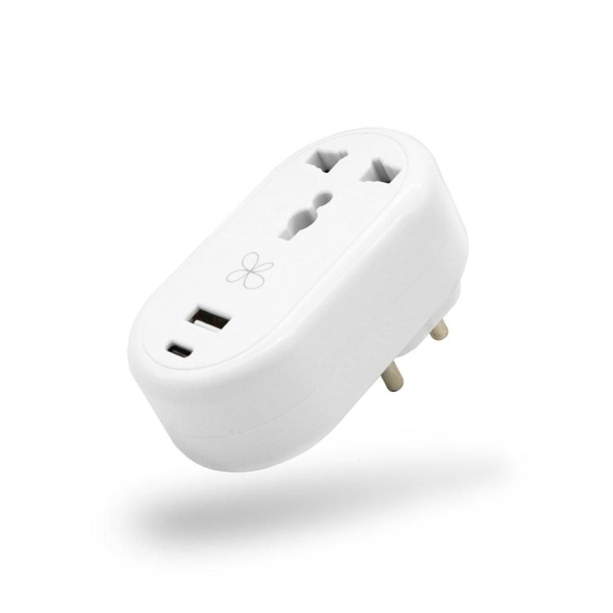 VOX   หัวแปลงปลั๊กไฟ VOX 1ช่อง 1TYPE C +1USB(2.1A) รุ่นF5ADP-VX01-0120
