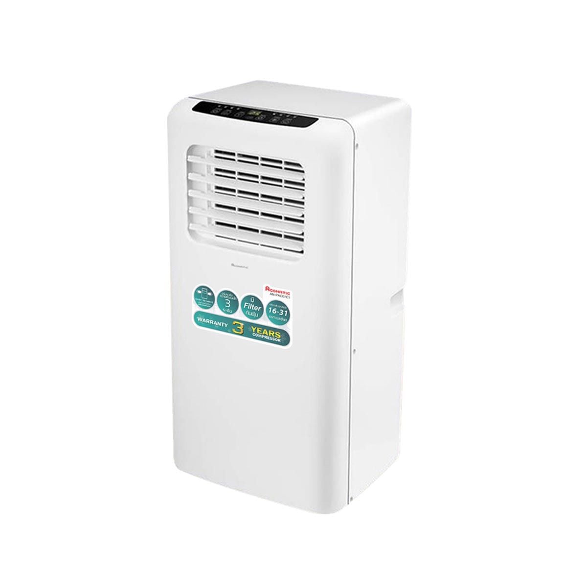 ACONATIC เครื่องปรับอากาศเคลื่อนที่  รุ่น AN-PAC07C  7000 BTU