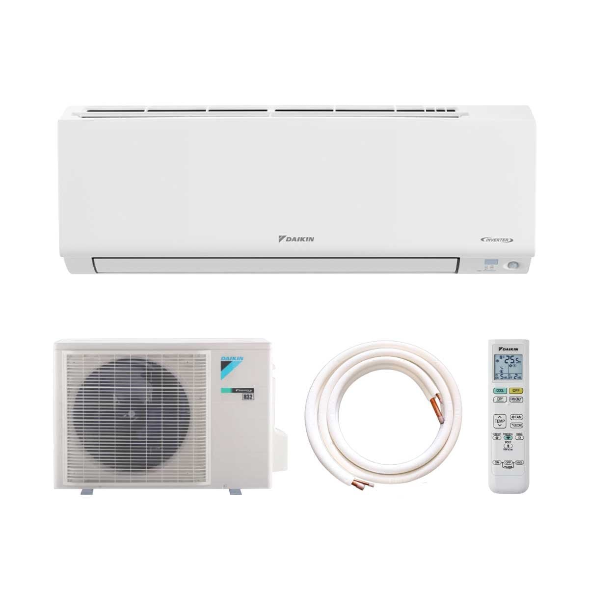 DAIKIN KF series แอร์เครื่องปรับอากาศ 18100BTU INVERTER เบอร์5 2ดาว รุ่น FTKF18V2S