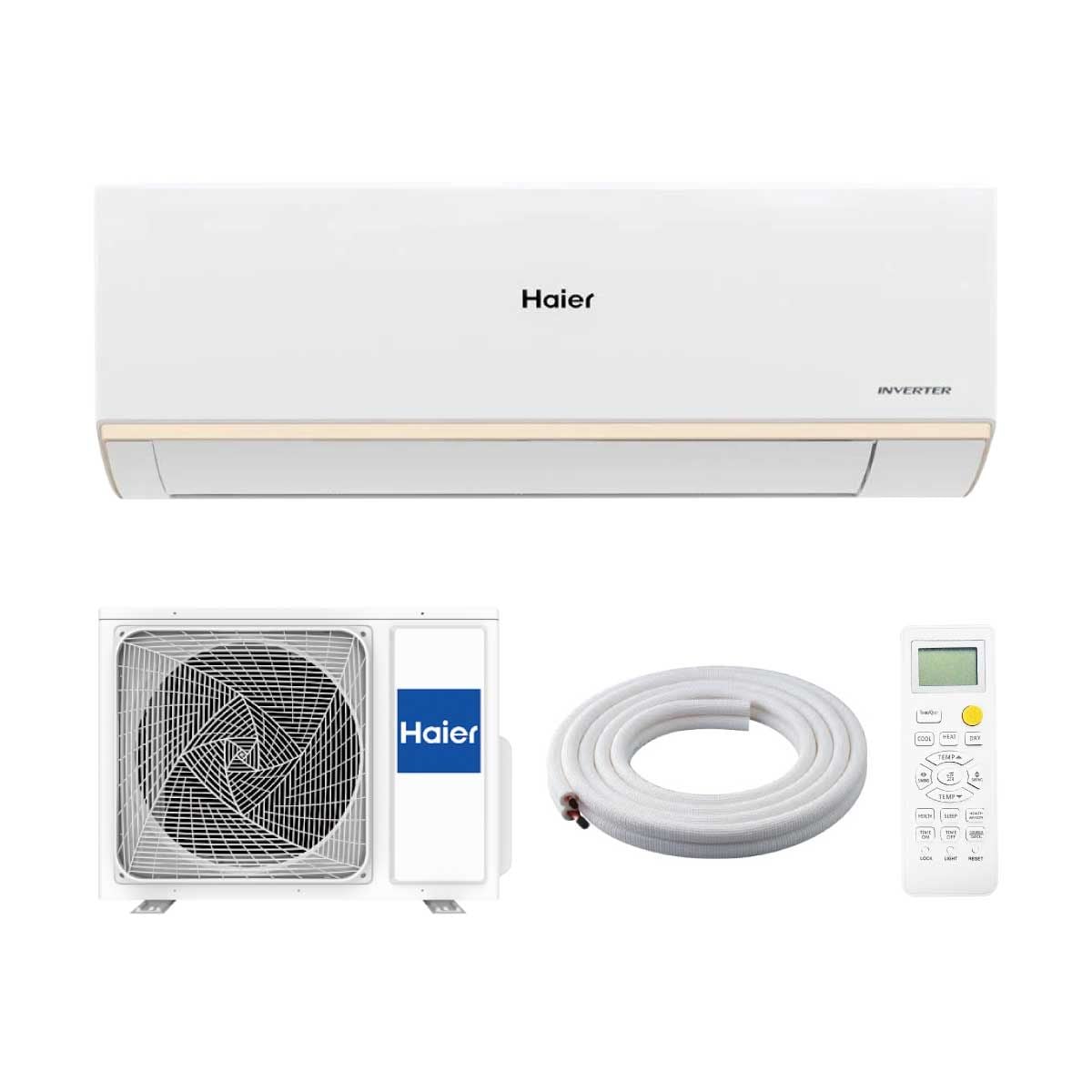 Haier แอร์เครื่องปรับอากาศติดผนัง 9,000 BTU WIFIเบอร์5(2ดาว) INVERTER รุ่น HSU-10VRWA03T