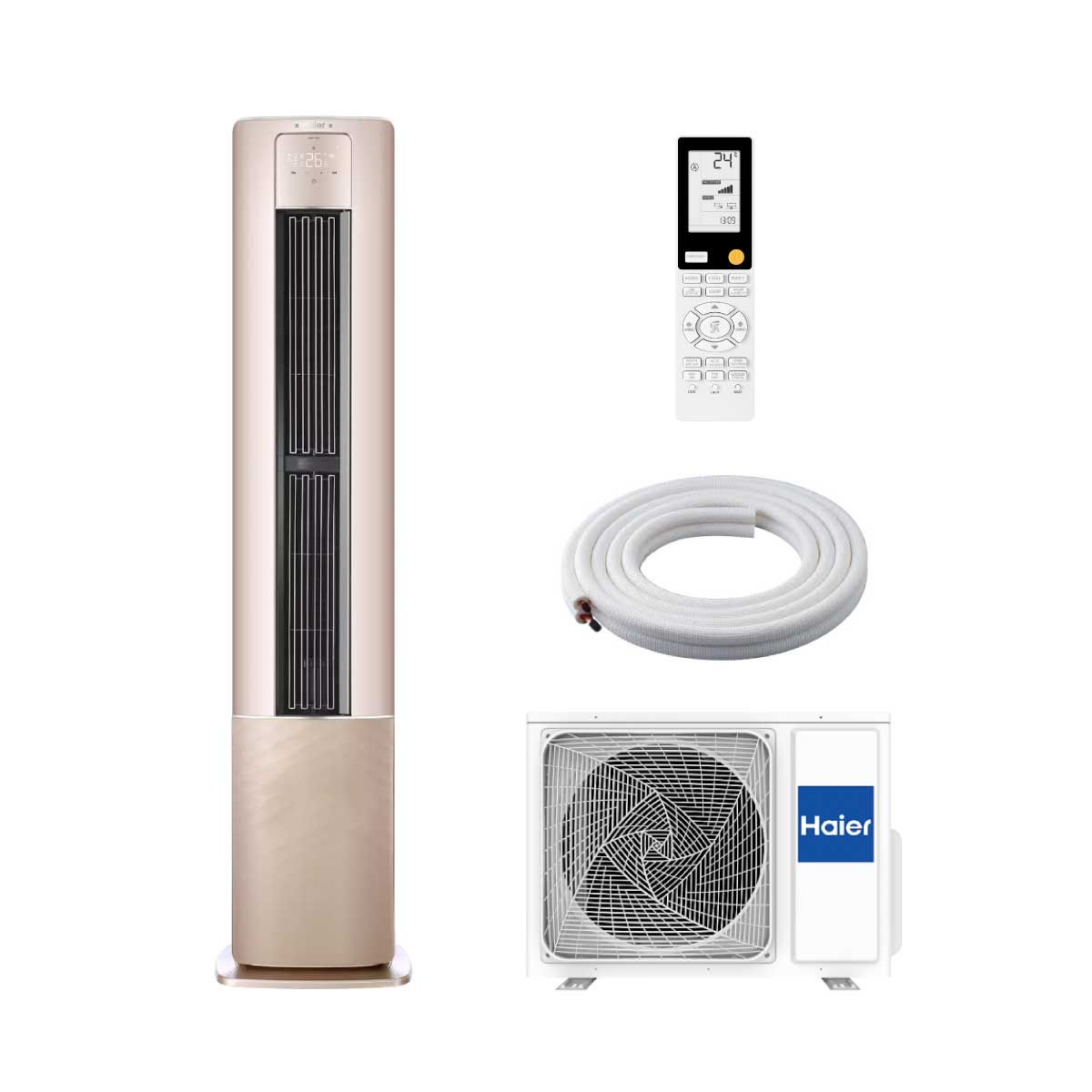 เครื่องปรับอากาศตู้ตั้งพื้น 24KBTU INVเบอร์5 (1ดาว) รุ่นHP-24FSE03T
