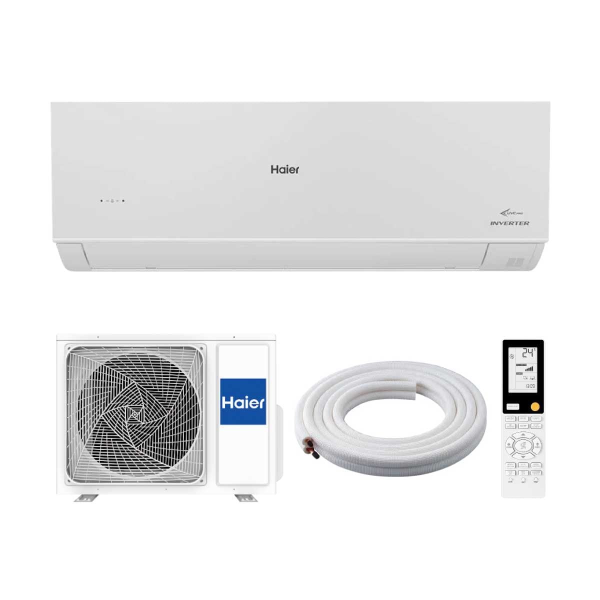 Haier แอร์เครื่องปรับอากาศติดผนัง 12300 BTU UV Cool Voice สีขาว รุ่นHSU-13VRSA05W