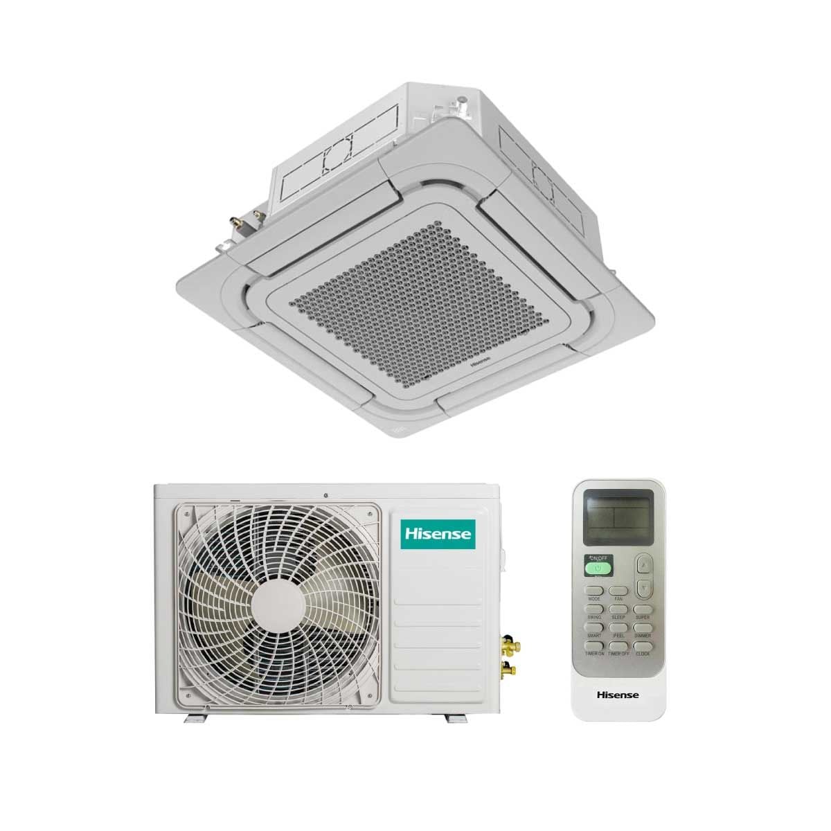 Hisense เครื่องปรับอากาศฝังเพดาน4Way 18KBTUเบอร์5 3ดาว รุ่นAUC18TRJA2T-IDU