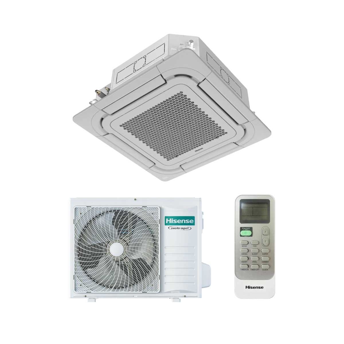 Hisense เครื่องปรับอากาศฝังเพดาน 4Way 30KBTUเบอร์5 รุ่นAUC30TRJA2T-IDU