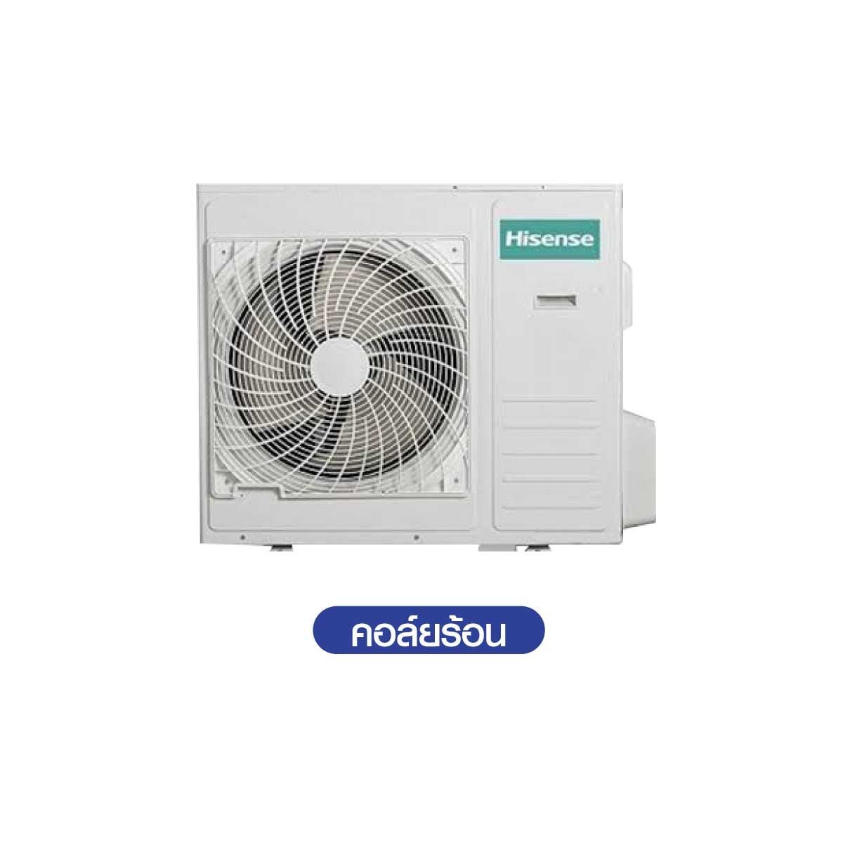 Hisenseเครื่องปรับอากาศแบบแขวนใต้ฝ้า 24KBTU เบอร์5 1ดาว รุ่นAUV24TRAA2T-IDU