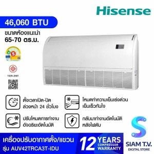 Hisenseเครื่องปรับอากาศแบบแขวนใต้ฝ้า46KBTU 380V เบอร์5 1ดาว รุ่นAUV42TRCA3T-IDU