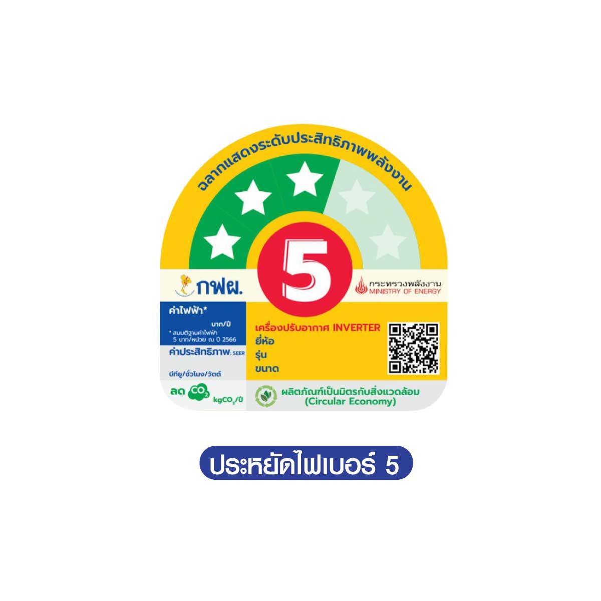 HITACHI เครื่องปรับอากาศติดผนัง DC Inverter 12,200 BTU รุ่น RAK-VJ13PCAST