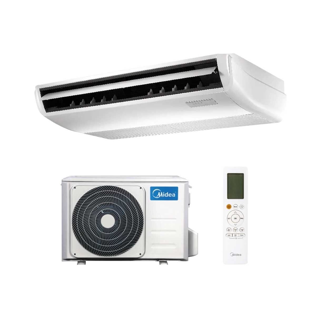 MIDEAเครื่องปรับอากาศตั้งแขวน 24,000BTU เบอร์5  รุ่นME24CRN8PC5