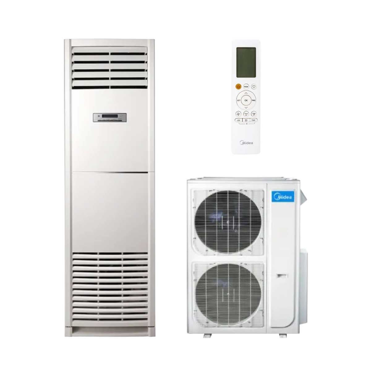 Midea แอร์ เครื่องปรับอากาศตู้ตั้งพื้น 60,000BTU 380V รุ่น MFGA-60CRN1-R