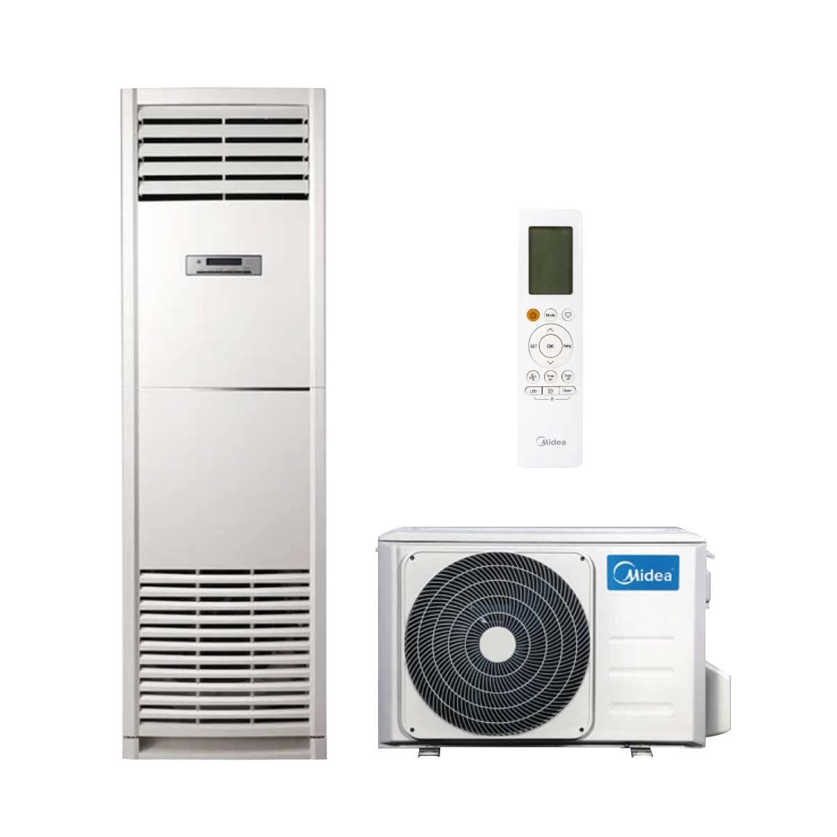 Midea แอร์ เครื่องปรับอากาศตู้ตั้งพื้น 48,000BTU 380V รุ่น MFJ-48CRN1-Q