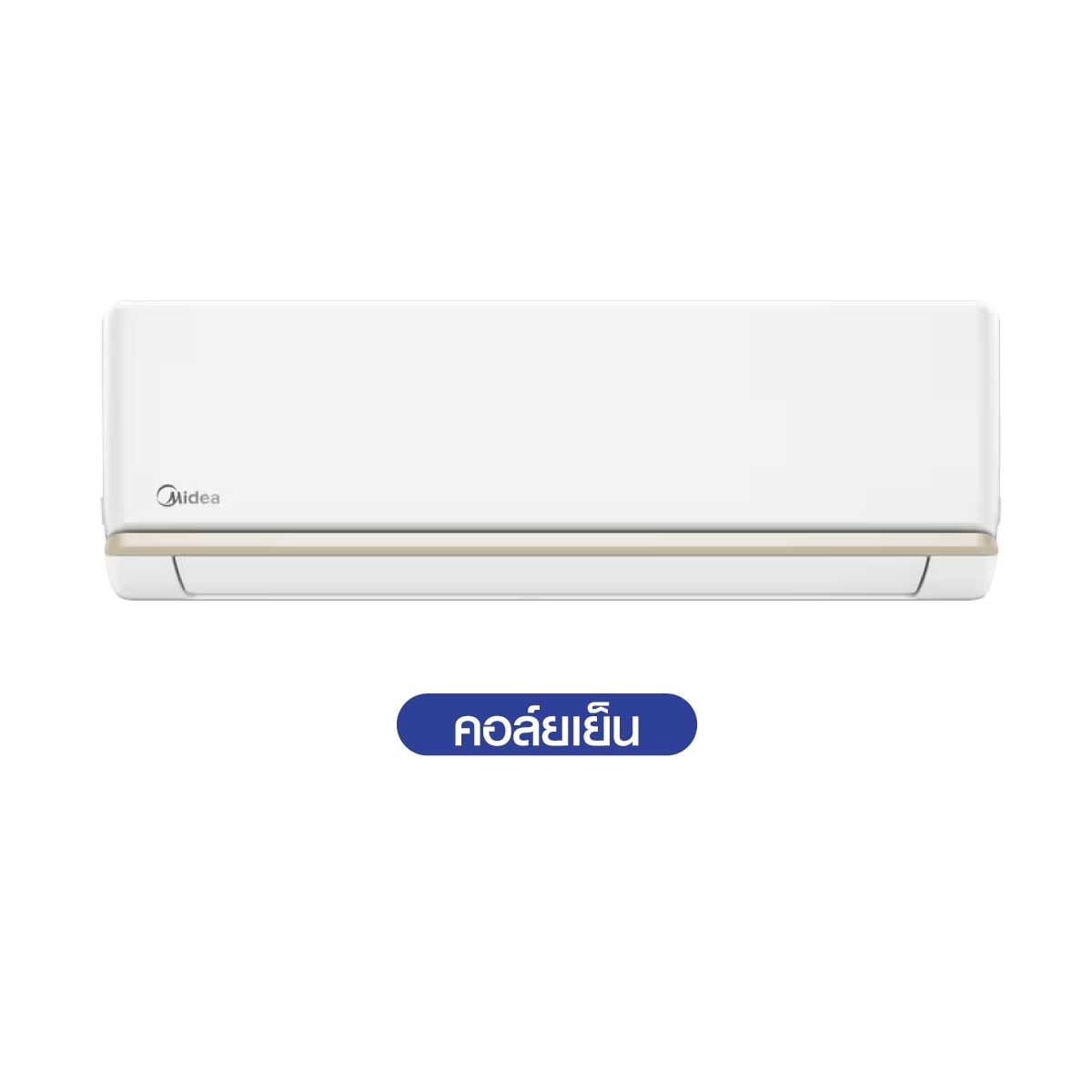 MIDEAเครื่องปรับอากาศติดผนัง18,000BTU Fixspeed Tornado รุ่นMSAG-18CRN8-IDU