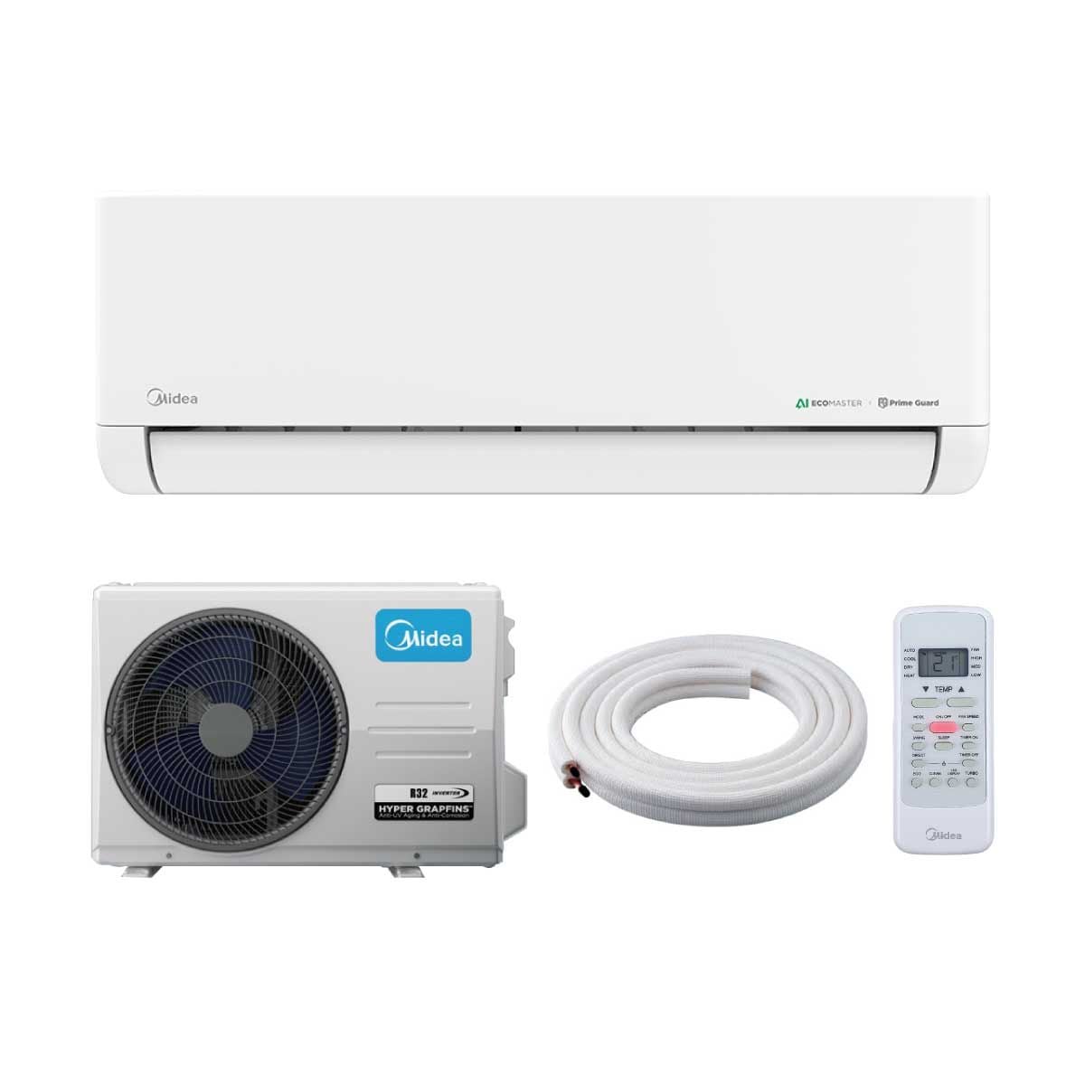 Midea แอร์เครื่องปรับอากาศ ขนาด12KBTU Celest INV รุ่น MSCE13CRFN8ID