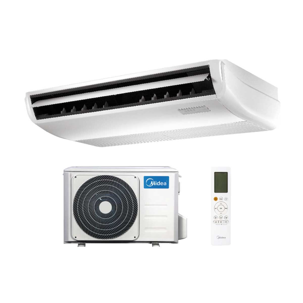 MIDEA เครื่องปรับอากาศตั้งพื้นหรือแขวนใต้ฝ้า 30,000 BTU INVERTER 220V รุ่น MUE-30CRDN8-Q