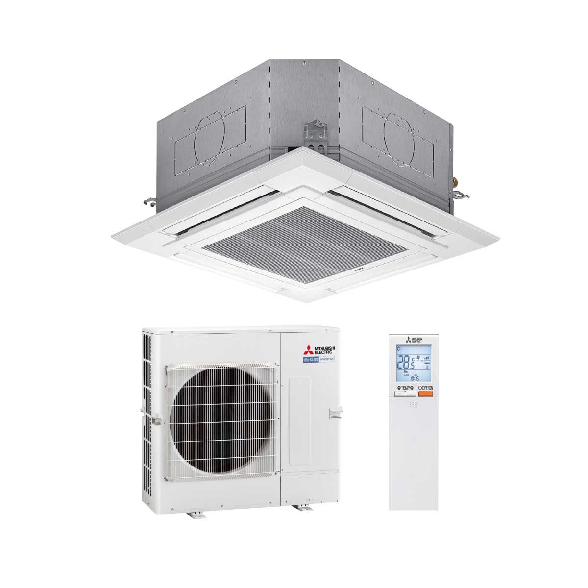MITSUBISHI ELECTRIC เครื่องปรับอากาศ4Way ขนาด42KBTU220V เบอร์5 (4ดาว)รุ่นPLY-SM42EALMJ4