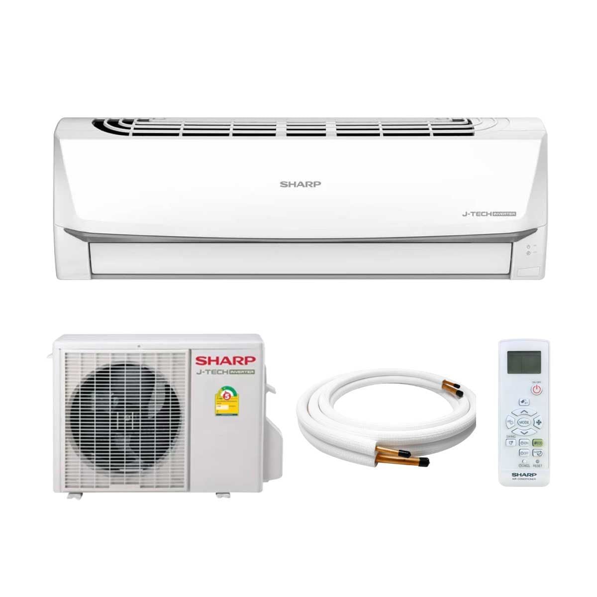 SHARP แอร์ เครื่องปรับอากาศติดผนัง 9300 BTU INVERTER  รุ่นAH-X10BB