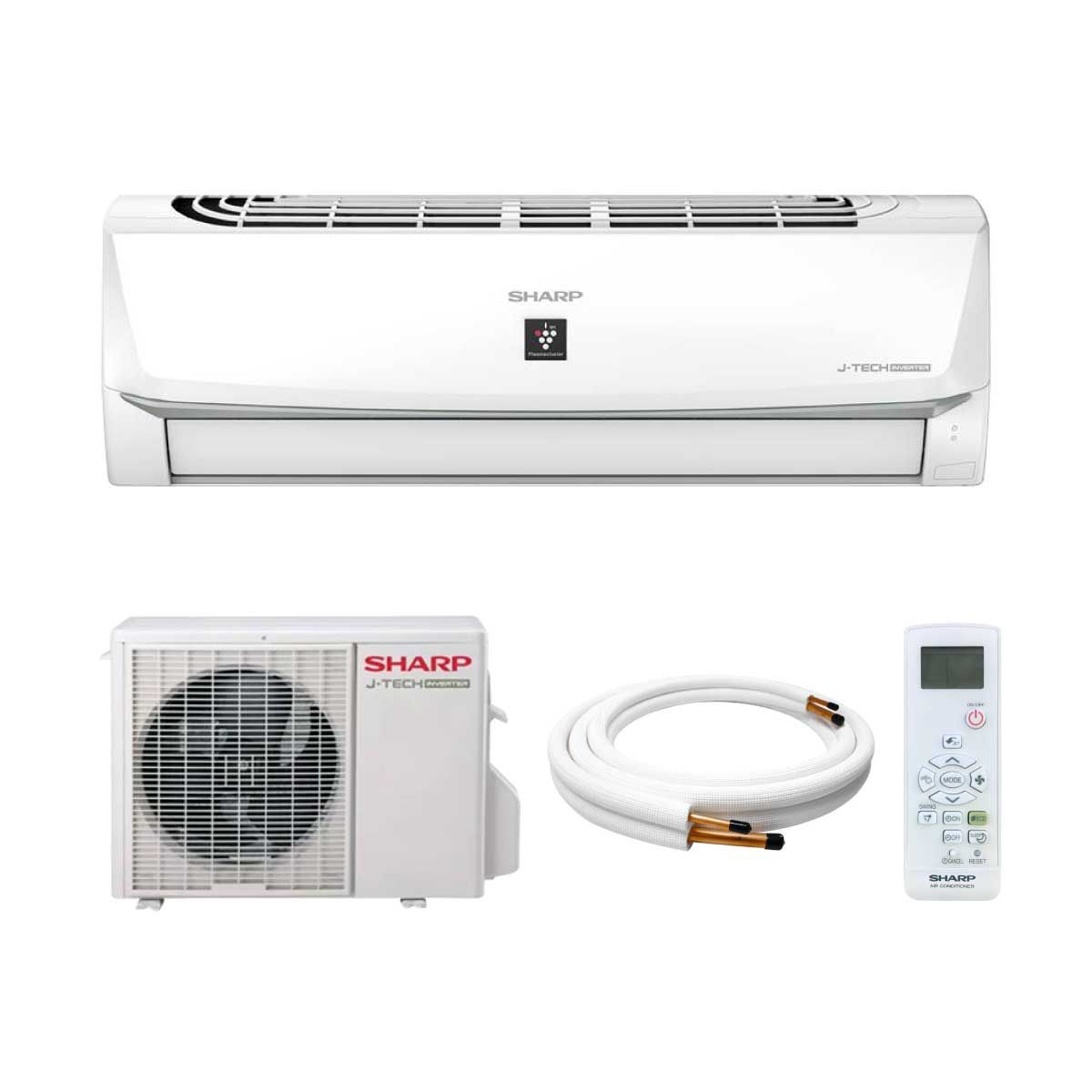 SHARP เครื่องปรับอากาศติดผนังขนาด 9000BTU INVERTER ION รุ่นAH-XP10BMB
