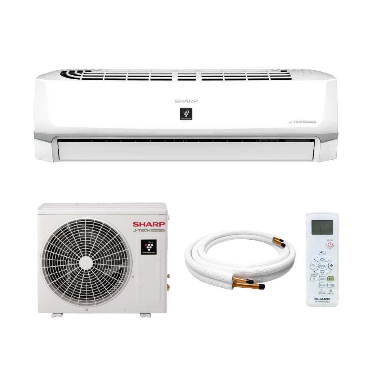 SHARPเครื่องปรับอากาศติดผนัง 24KBTU INVERTER ION รุ่นAH-XP24BMB