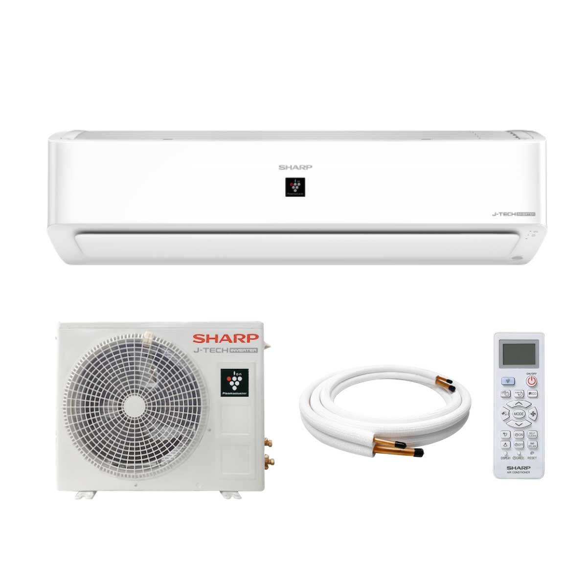 SHARP แอร์ เครื่องปรับอากาศติดผนัง24000BTU Plasmacuster INVERTER  รุ่นAH-XP24YMB