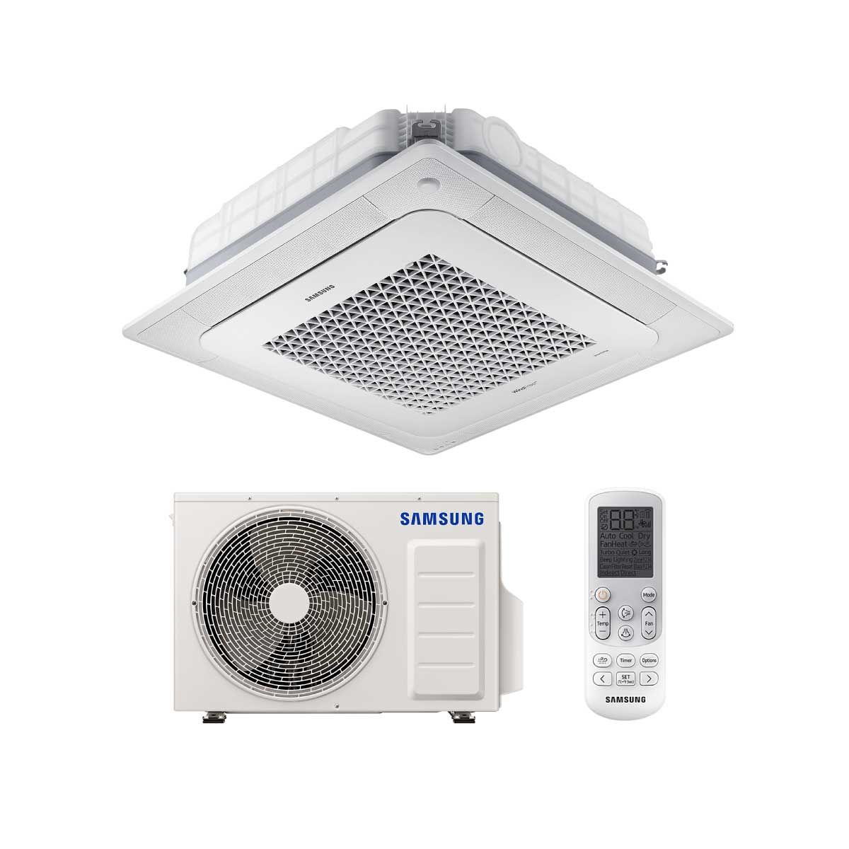 SAMSUNG เครื่องปรับอากาศ 4Way Cassette 18,000 BTU PM1.0 220V รุ่น AC052DN4DKF/TS