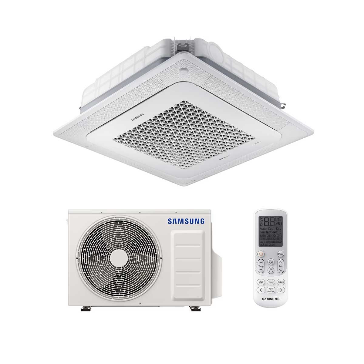 SAMSUNG เครื่องปรับอากาศ 4Way Cassette 18,000 BTU STANDARD 220V รุ่นAC052DN4DKF/TS