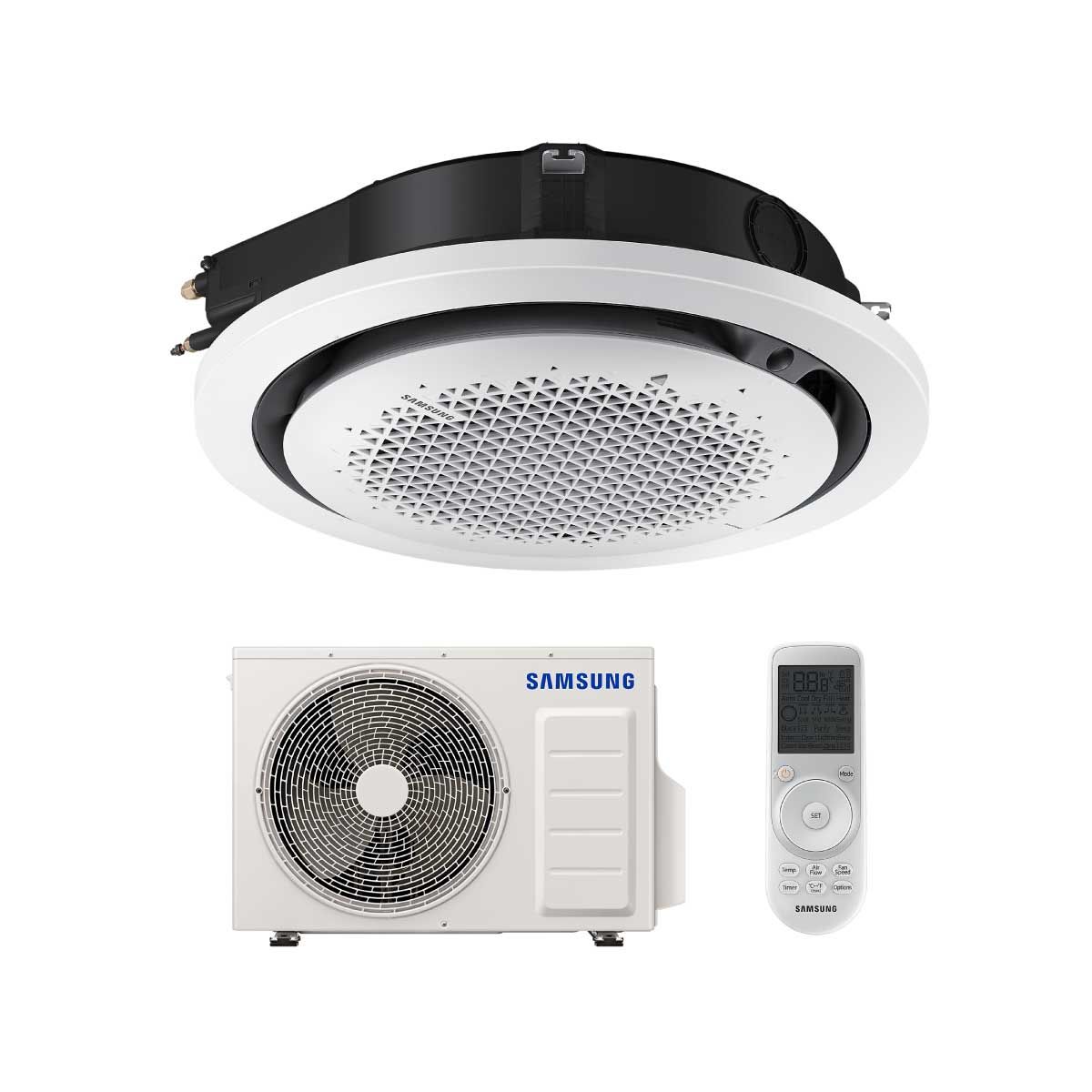 SAMSUNG เครื่องปรับอากาศ 360 Cassette 18,200 BTU PM1.0 220V รุ่นAC052DN6DKF/TS