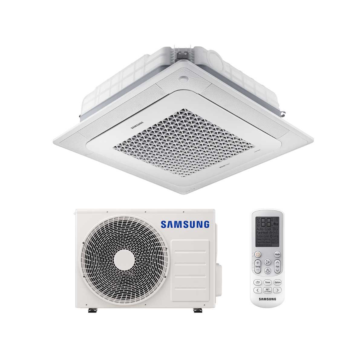 SAMSUNG เครื่องปรับอากาศ 4Way Cassette 24,500 BTU PM1.0 220V รุ่น AC071DN4DKF/TS