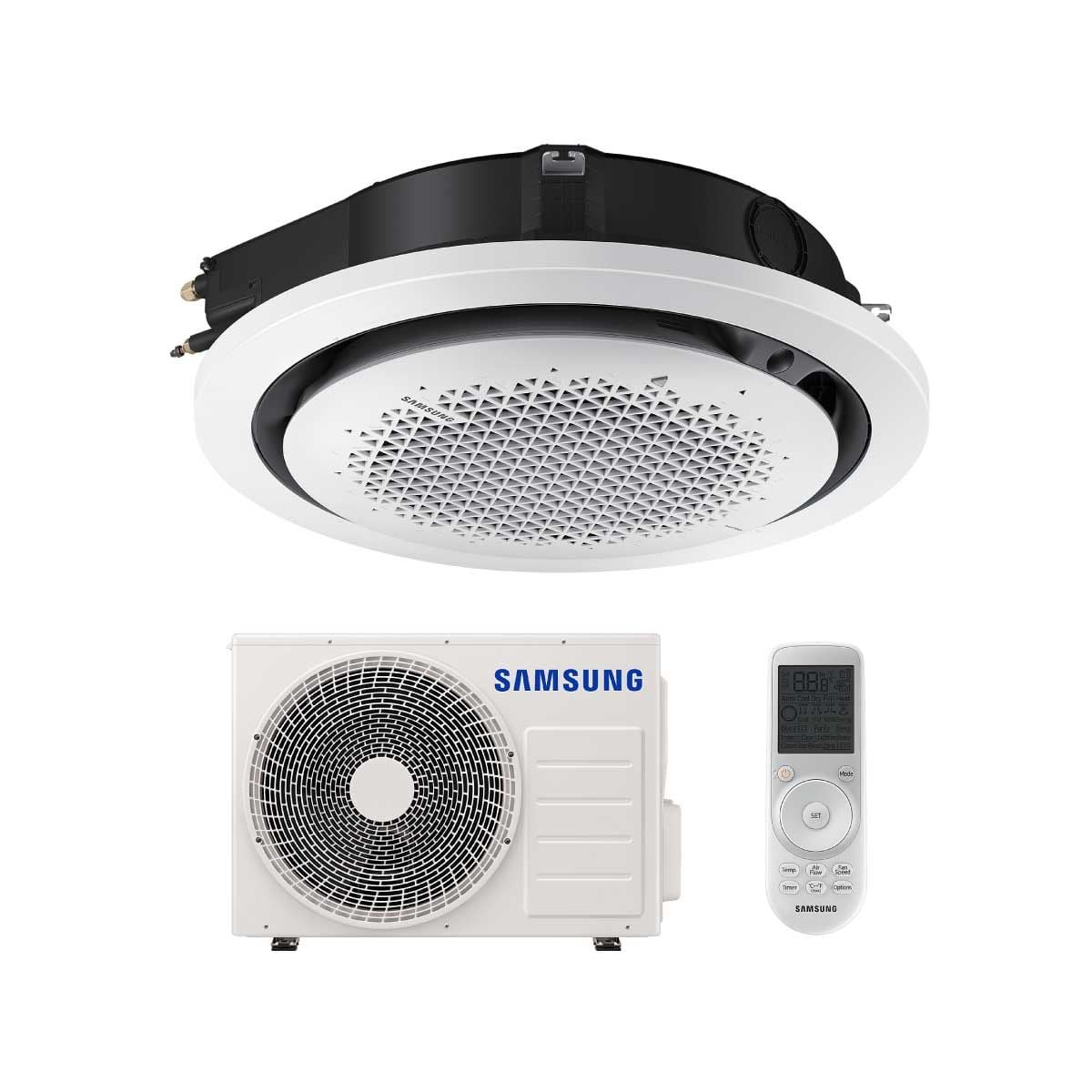 SAMSUNG เครื่องปรับอากาศ 360 Cassette 24,500 BTU PM1.0 220V รุ่นAC071DN6DKF/TS