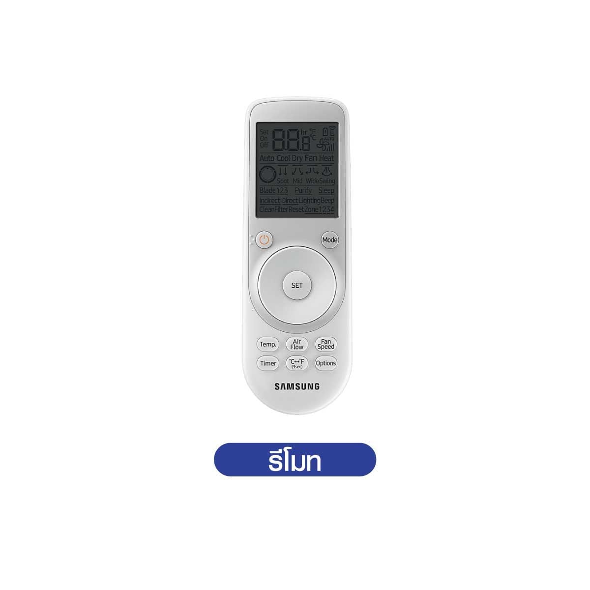 SAMSUNG แอร์ เครื่องปรับอากาศ 360 Cassette 46100BTU PM1.0 220V 1เฟส รุ่น AC140DN6DKF/TS