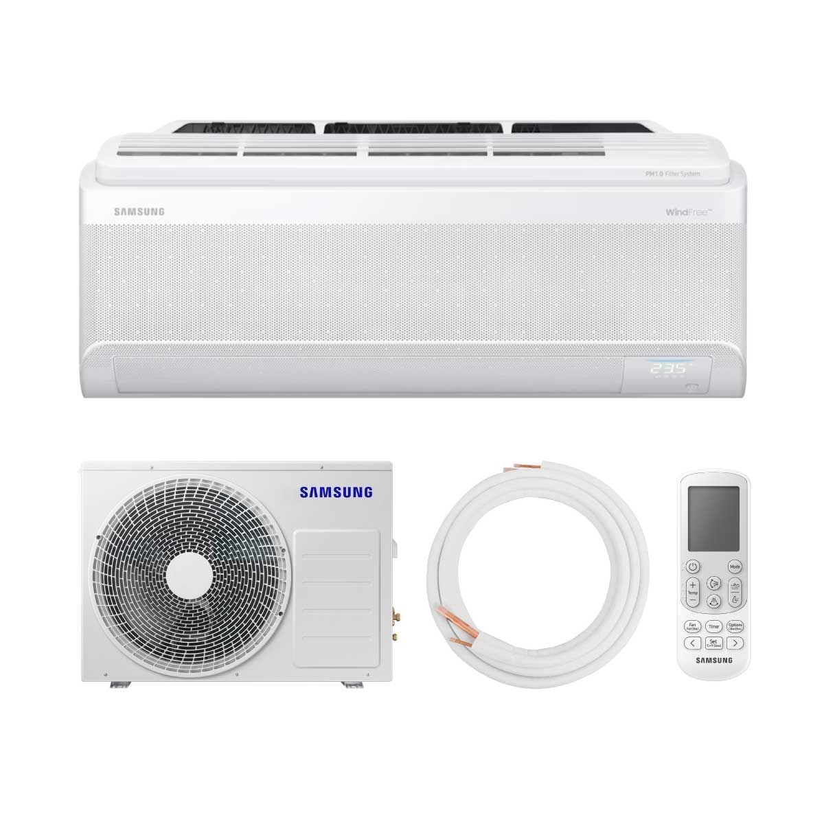 SAMSUNG เครื่องปรับอากาศติดผนังAI WindFree Premium Plus 10KBTU เบอร์5 (3ดาว) รุ่นAR80F09DAAWN