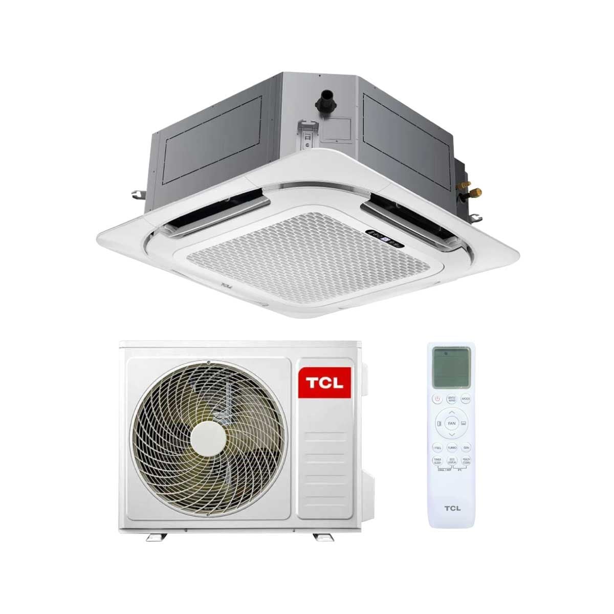TCLเครื่องปรับอากาศ 4Way42KBTU เบอร์5 2ดาว รุ่นTC-42CA3P/C