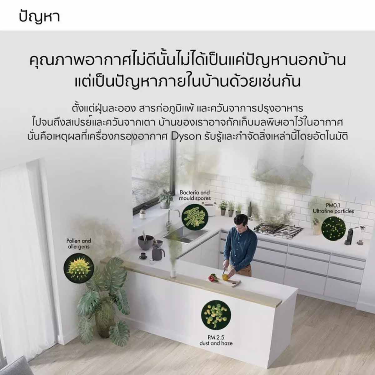 Dyson เครื่องฟอกอากาศ Purifier Cool Gen1 สีWhite/White รุ่น TP10