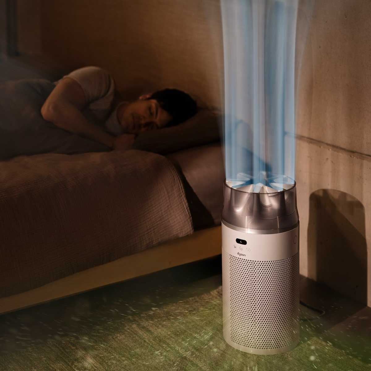 Dyson เครื่องฟอกอากาศ Dyson Hushjet รุ่น  SP01-A สีขาว/เงิน