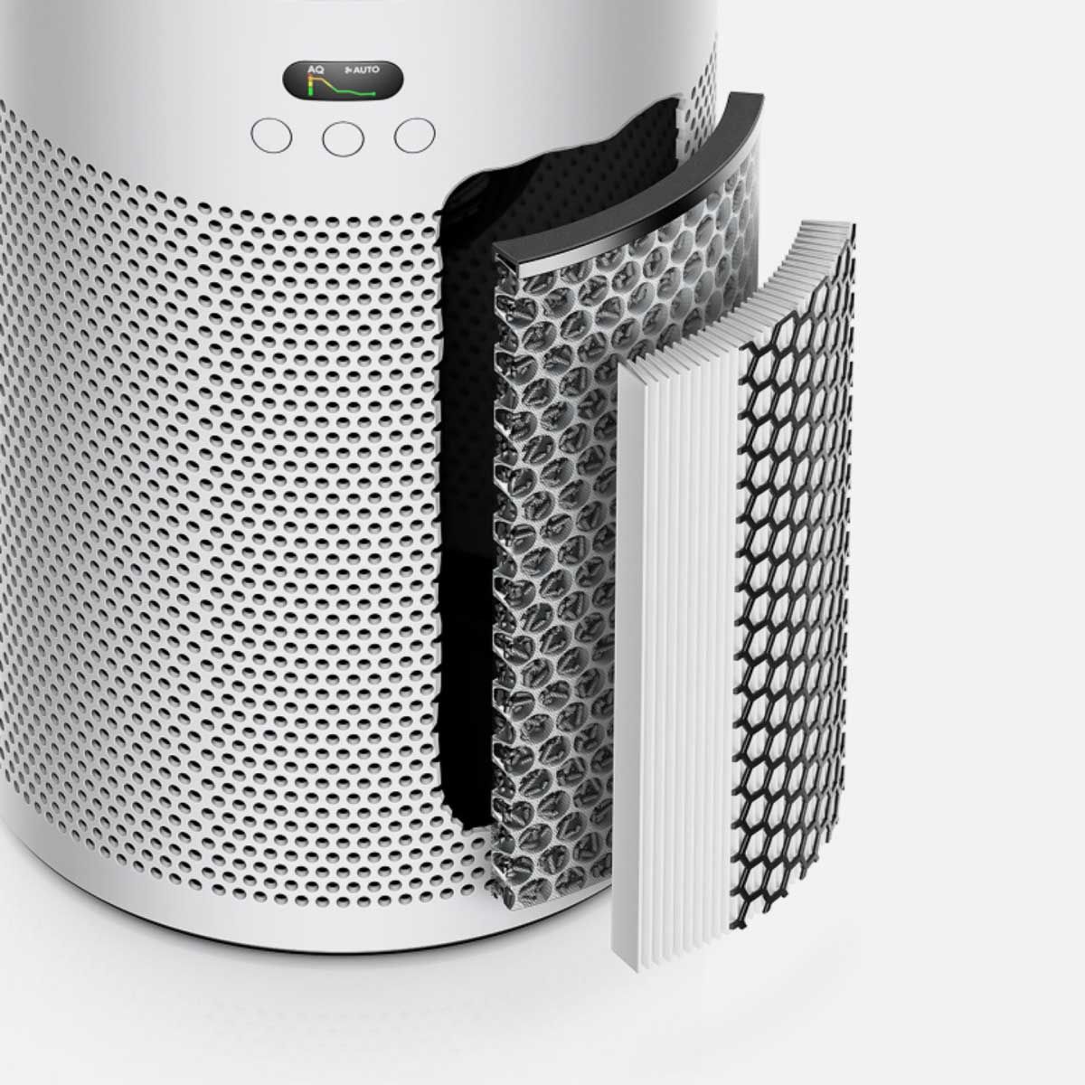 Dyson เครื่องฟอกอากาศ Dyson Hushjet รุ่น  SP01-A สีขาว/เงิน