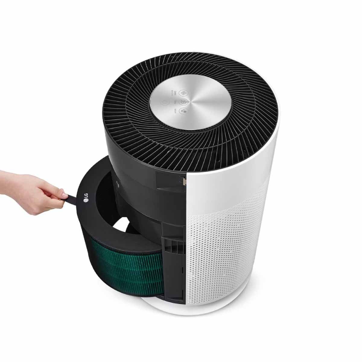 LG เครื่องฟอกอากาศ 61ตรม.PM1.0 WIFI 470CADR สีขาว รุ่น AS60GHWG0