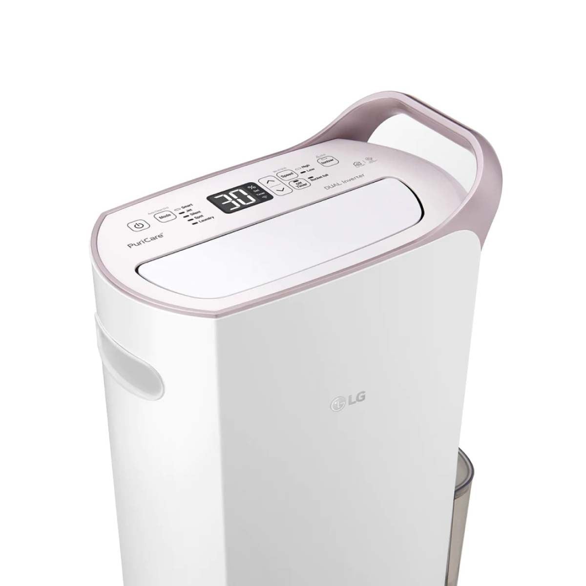 LG   เครื่องลดความชื้น PuriCare Dehumifier 19L 80ตรม.INVERTER สีPink gold รุ่นMD19GQGA1
