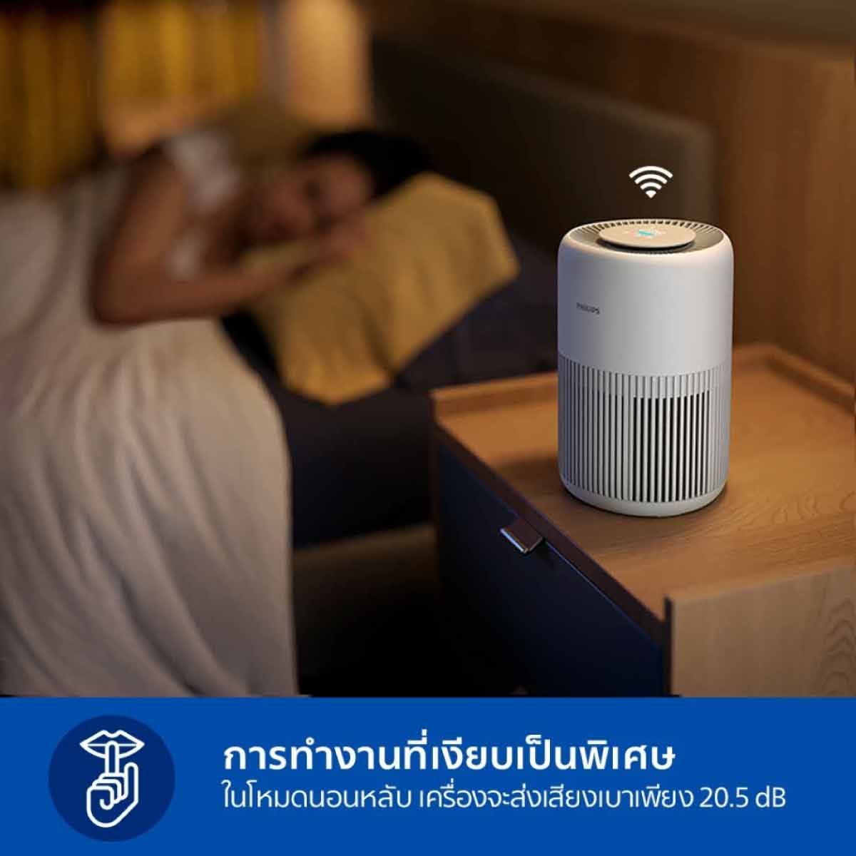 PHILIPS เครื่องฟอกอากาศ65ตร.ม. WI-FI รุ่นAC0950/10