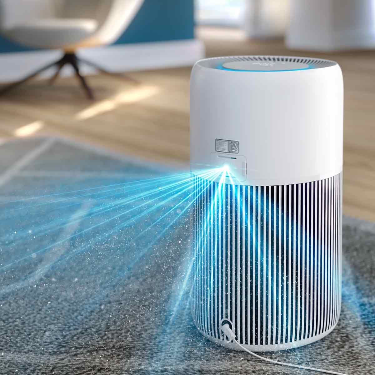 PHILIPS เครื่องฟอก109ตรม.HEPA3 ขั้นตอน รุ่นAC2220/10