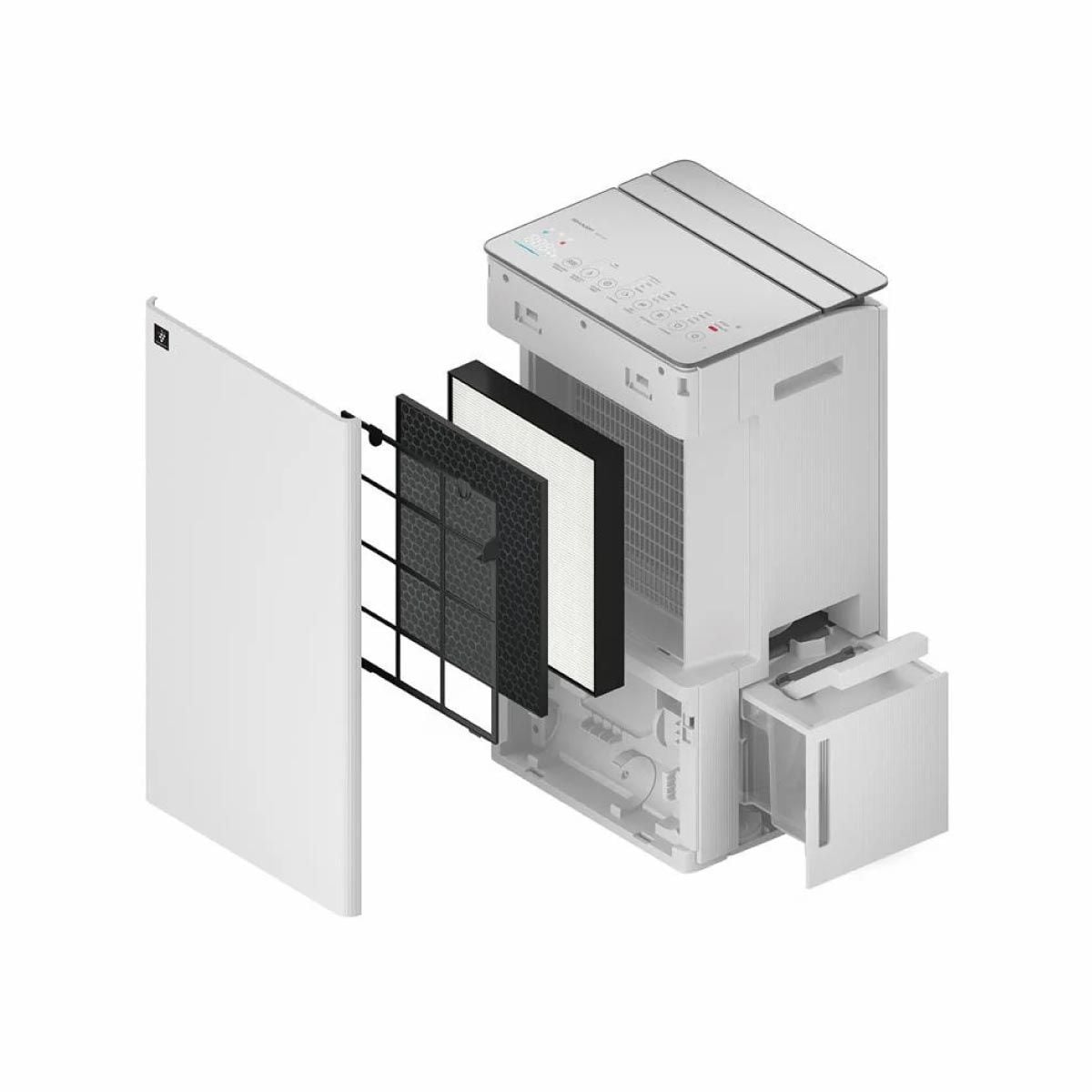 SHARP เครื่องลดความชื้น77ตรม. สีขาว รุ่น DW-T30FB-W