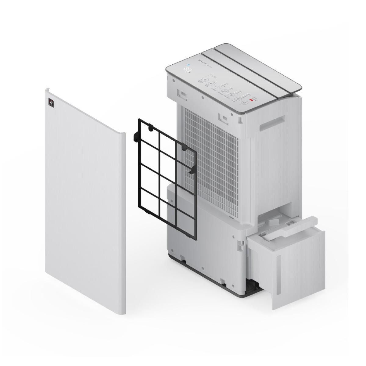 SHARP  เครื่องลดความชื้น77ตรม. สีขาว รุ่นDW-T30HB-W