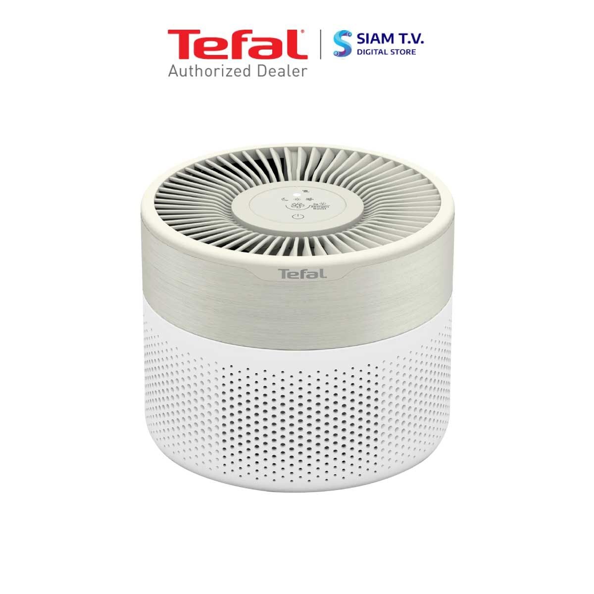 TEFAL เครื่องฟอกอากาศ22ตรม.CADR85สีขาว PT1521T0