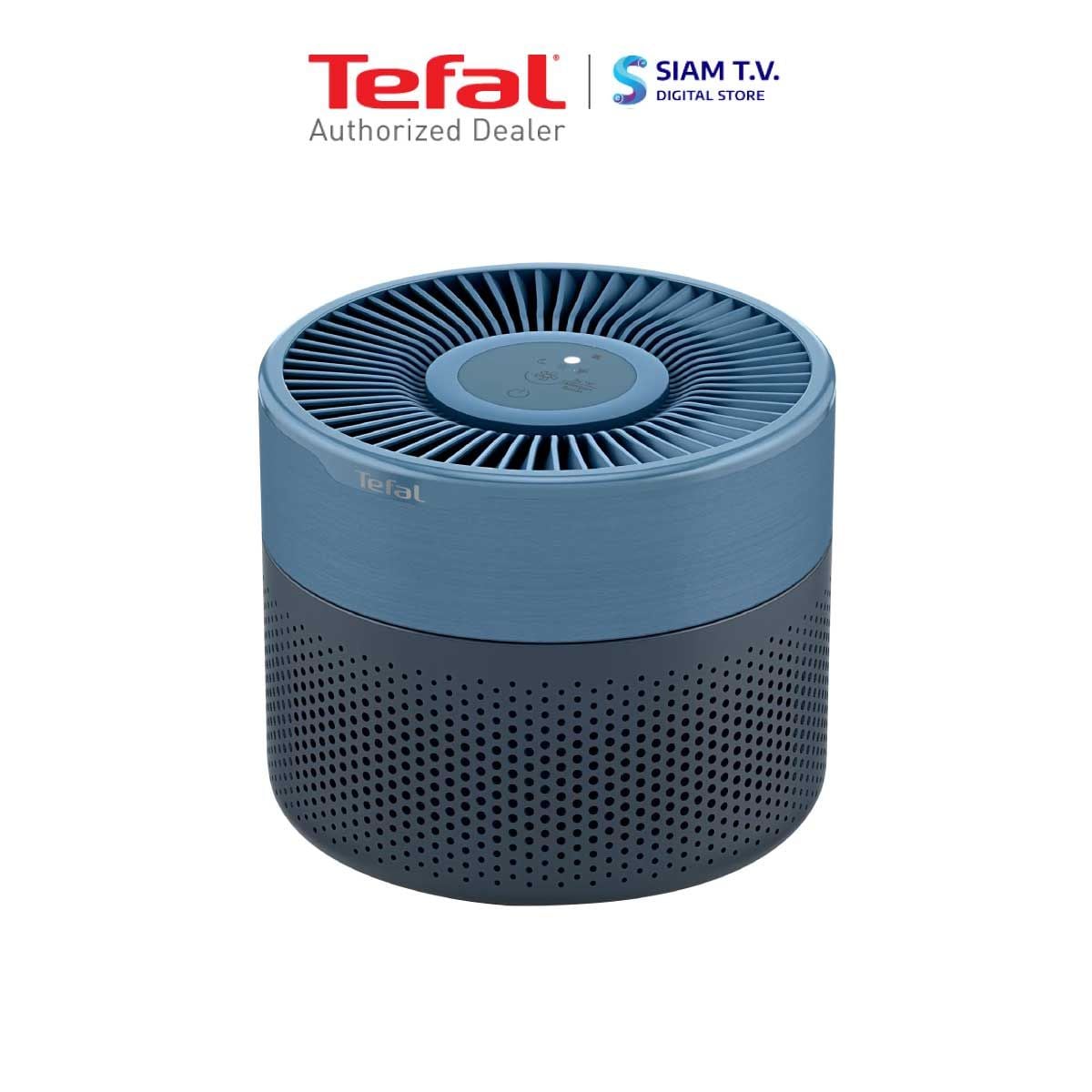 TEFAL เครื่องฟอกอากาศ22ตรม.CADR85สีฟ้า PT1522T0