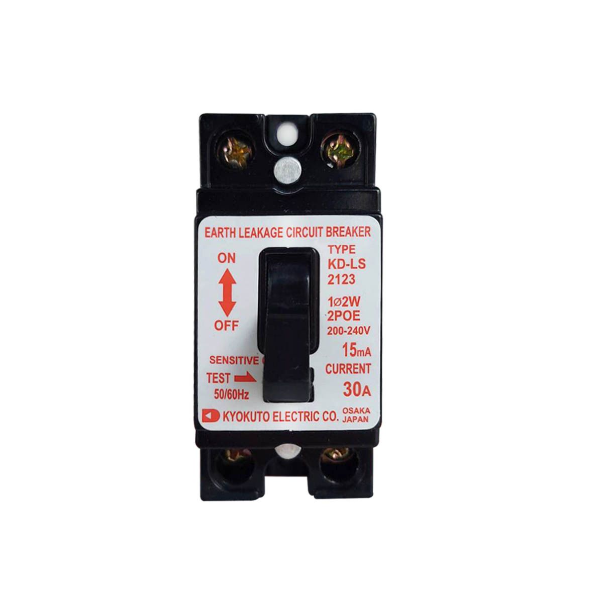 KYOKUTO สวิทตัดไฟกันช็อตกันดูดสำหรับแอร์/น้ำอุ่น KD-LS2123