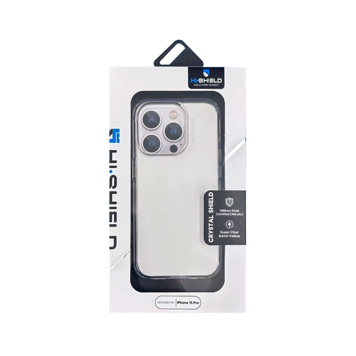 HI-SHIELD Boxset1 iPhone 15 Pro ( 3DTS+LENS1+Crystal case+กระเป๋า )