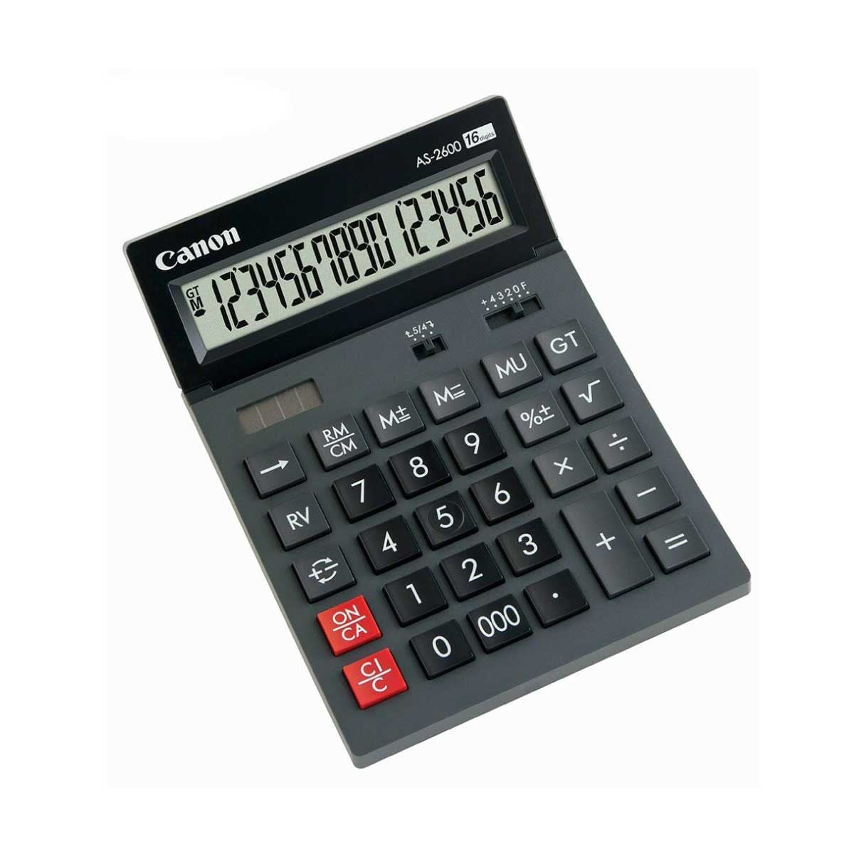 CALCULATOR (เครื่องคิดเลข) CANON AS-2600 (BLACK)