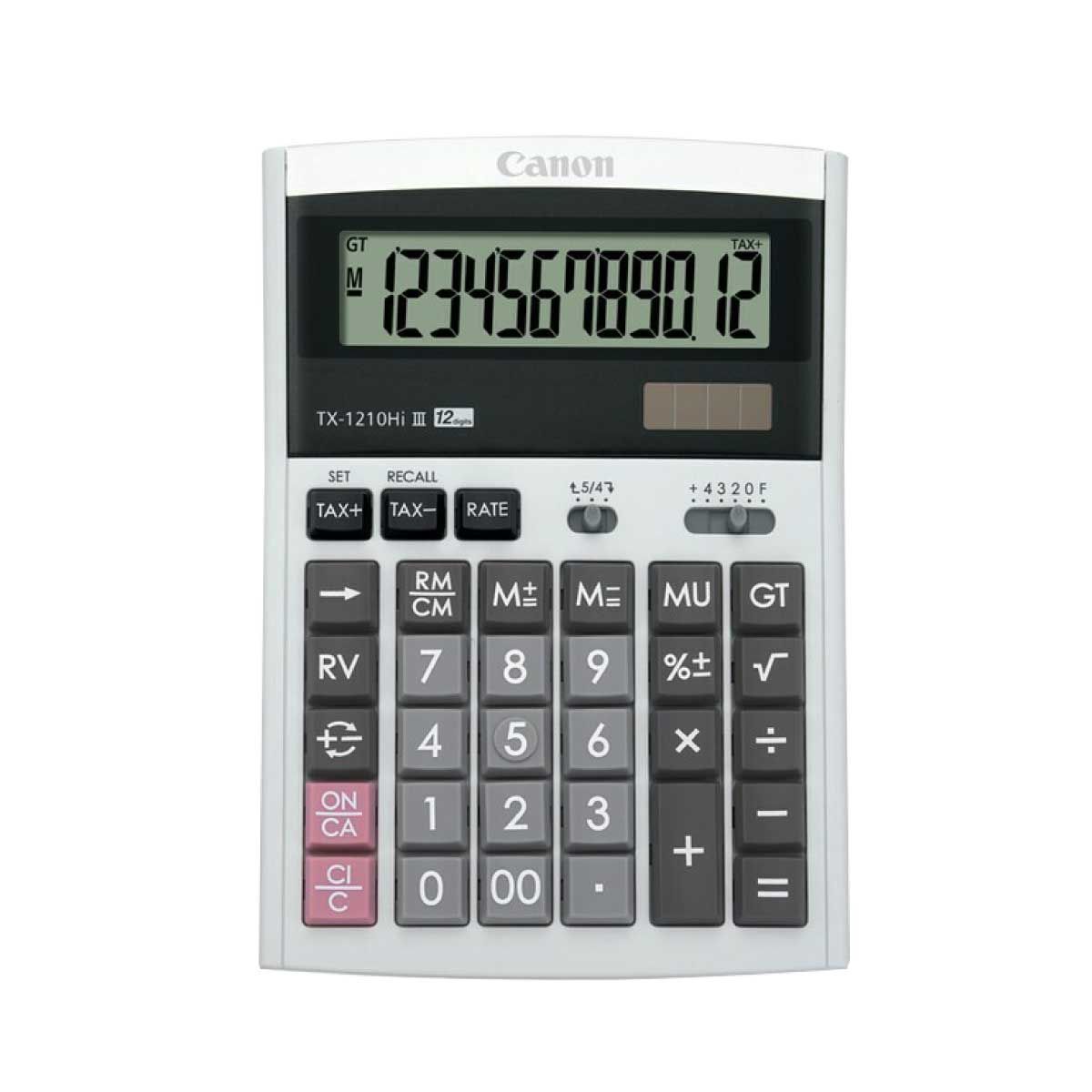 CALCULATOR (เครื่องคิดเลข) CANON TX-1210Hi III