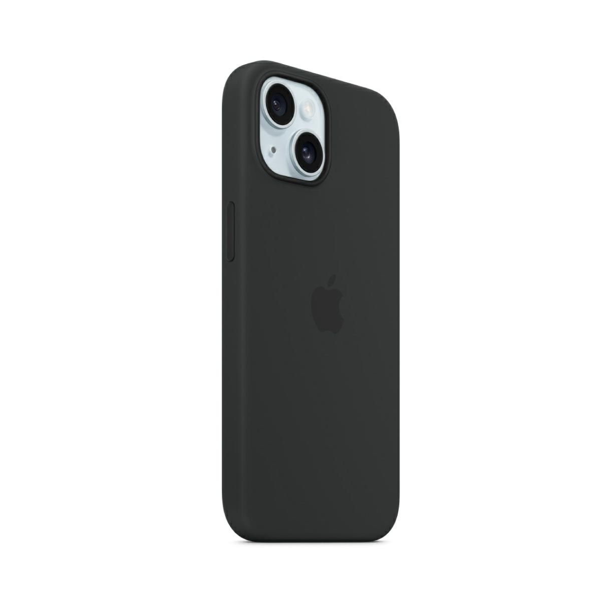 Apple Case เคสซิลิโคนสำหรับ iPhone 15  พร้อม MagSafe - สีดำ